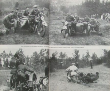 Meurer "Der Kraftfahrtsport im Neuen Deutschland" 1935 Titel by Theo Matejko Motorracing-History (9287)
